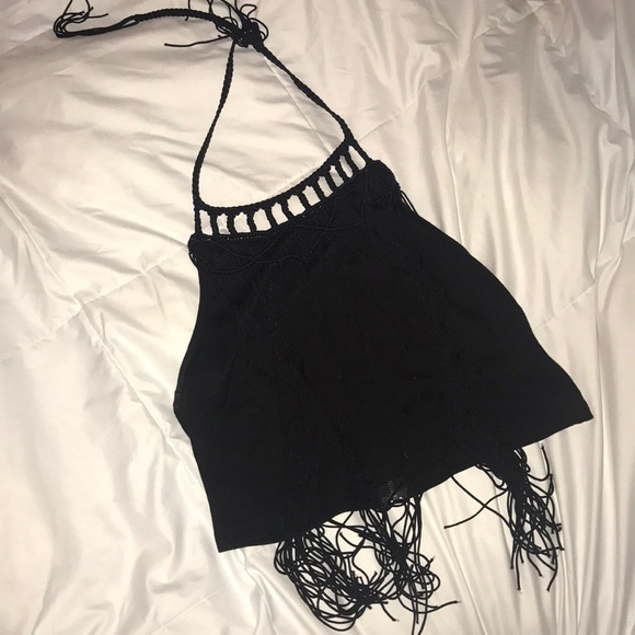 Black halter top - Picture 2 of 5